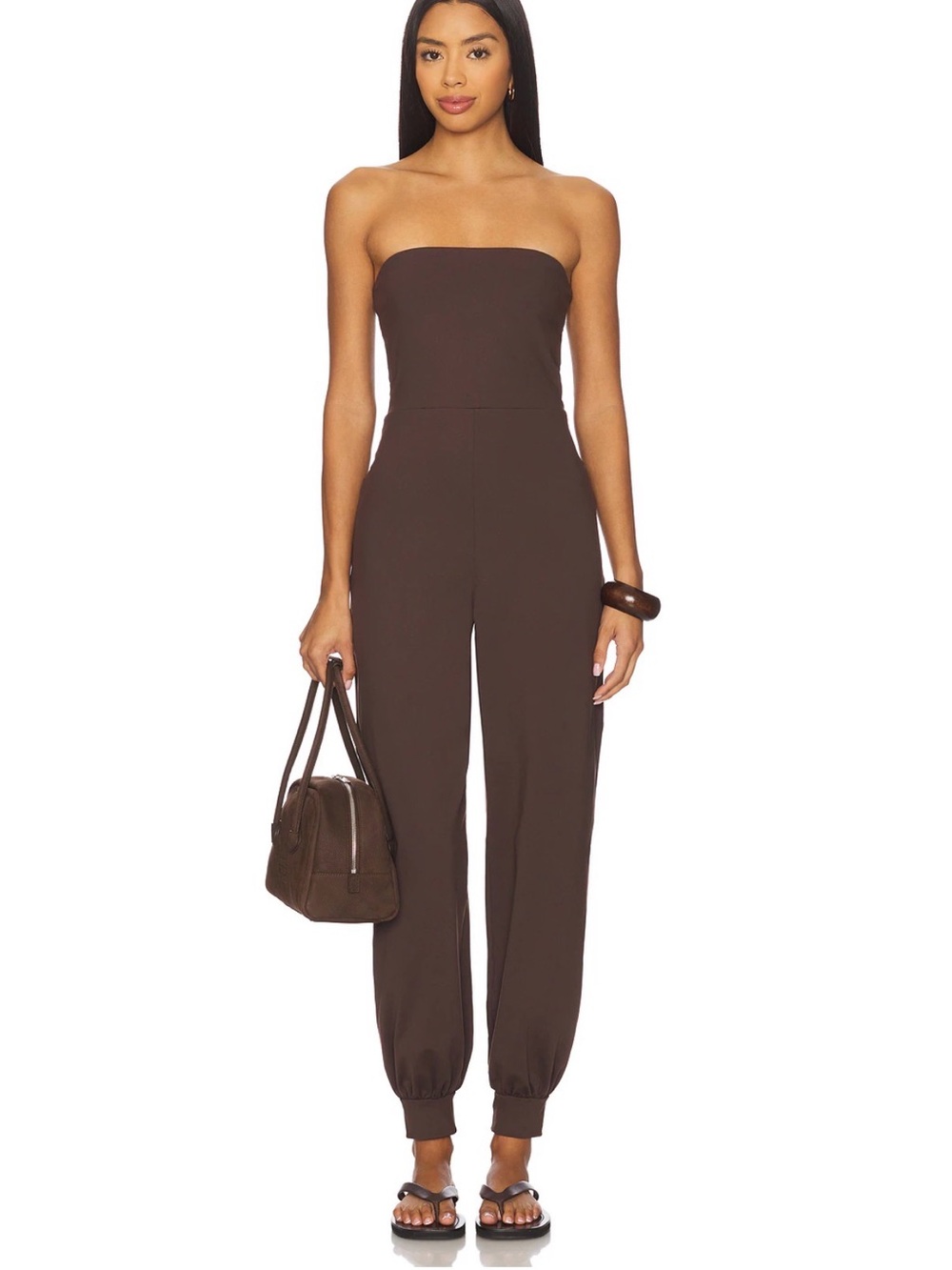 Strapless Raisin Jumpsuit - Sleek Women’s Jumpsuit